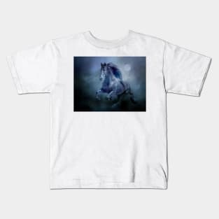 Running With The Moon Kids T-Shirt